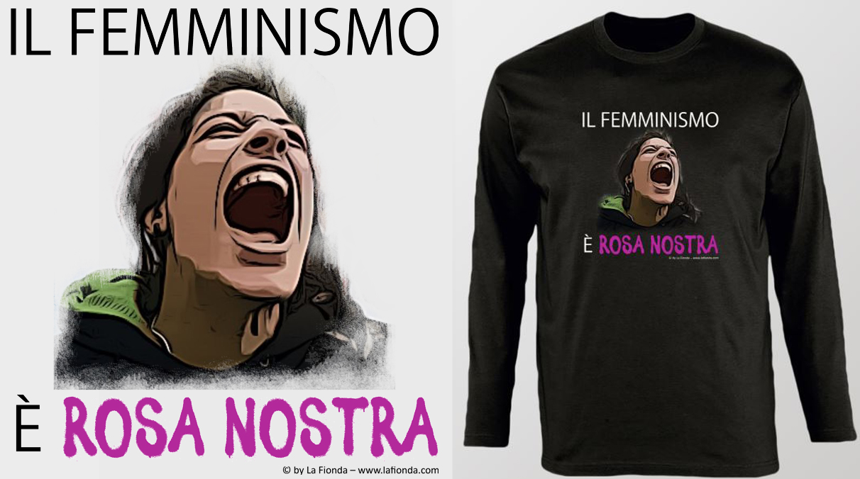 rosa nostra maglietta