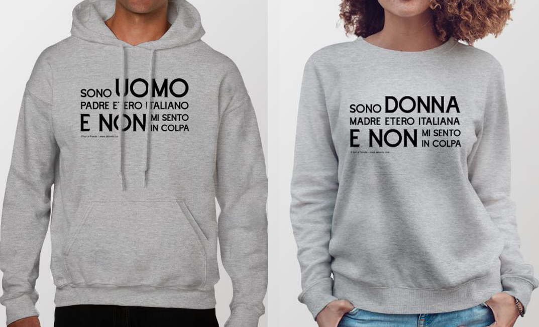 non mi sento in colpa maglietta