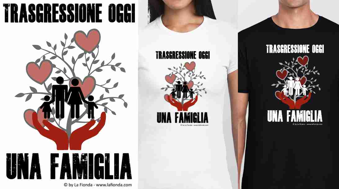 famiglia maglietta