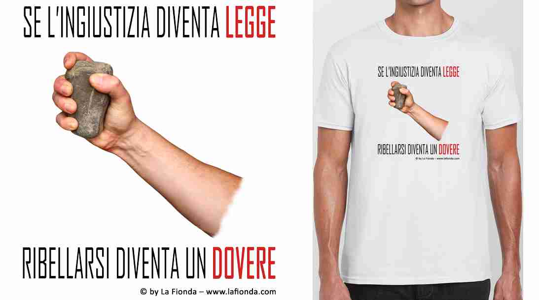 ribellione maglietta