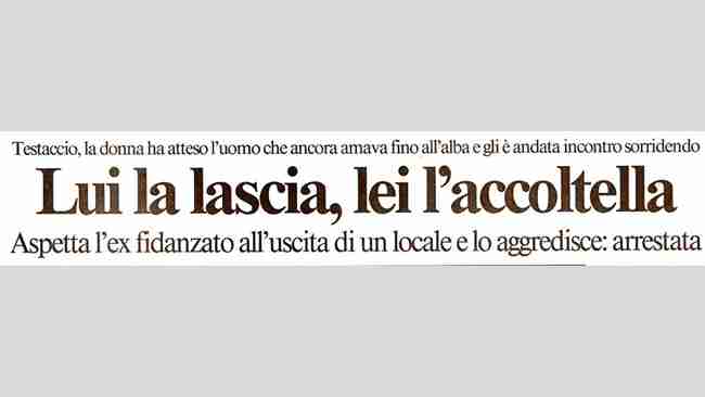 gelosia donna