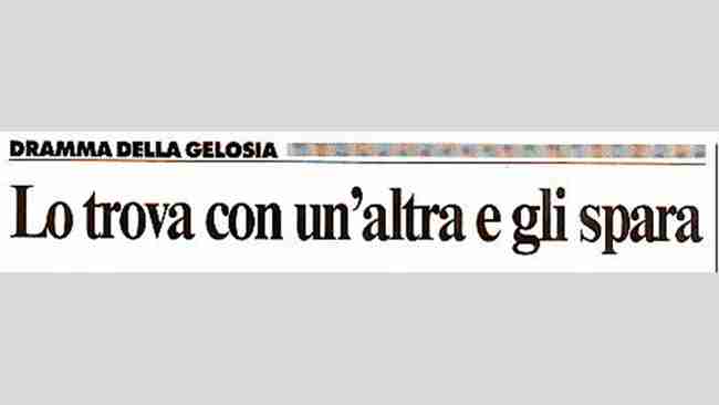gelosia donna