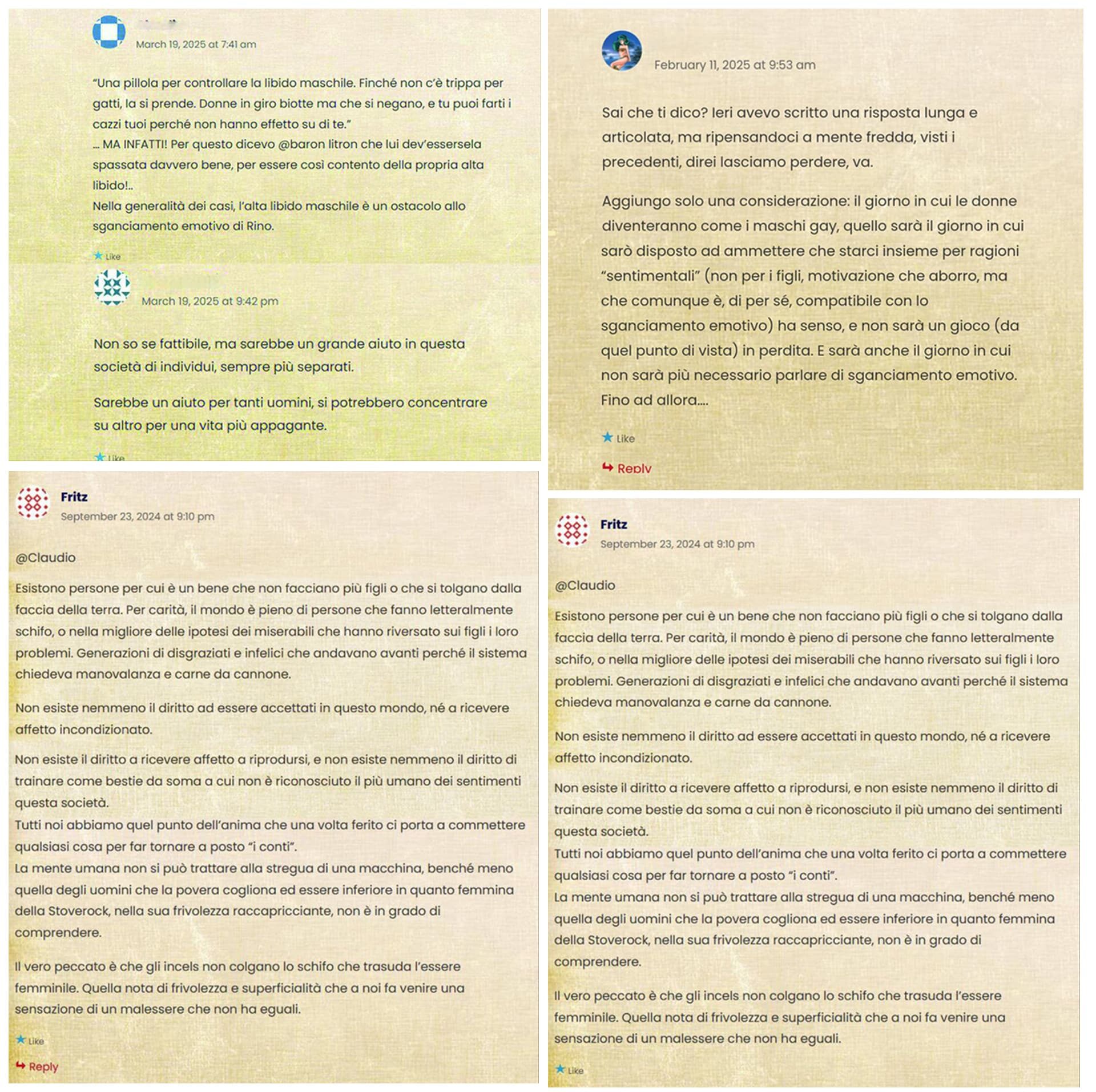 commenti mgtow