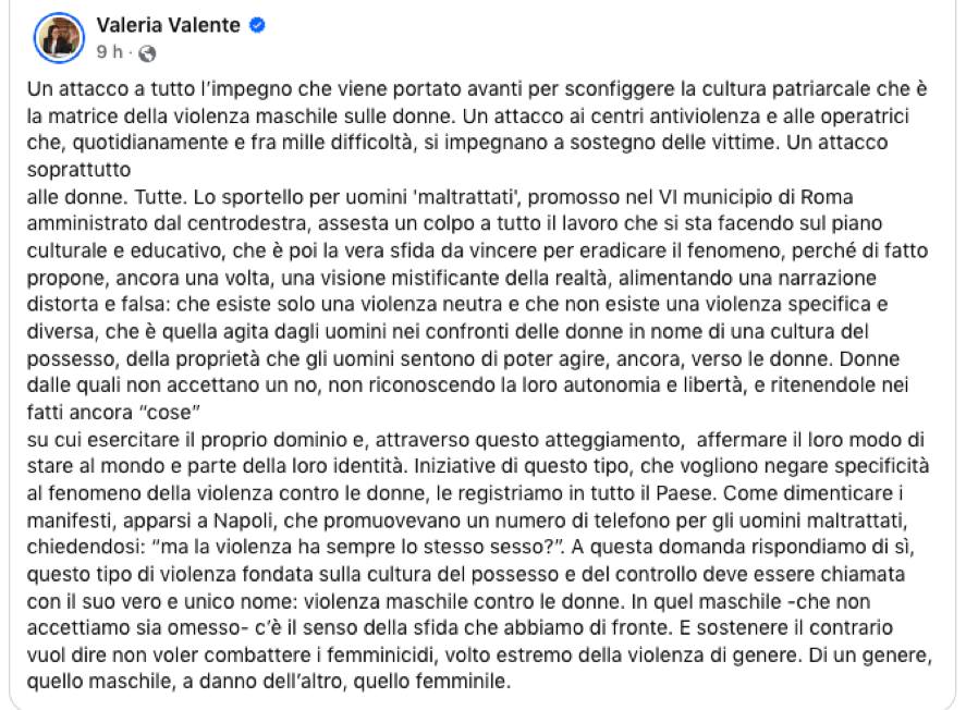 Valeria Valente facebook