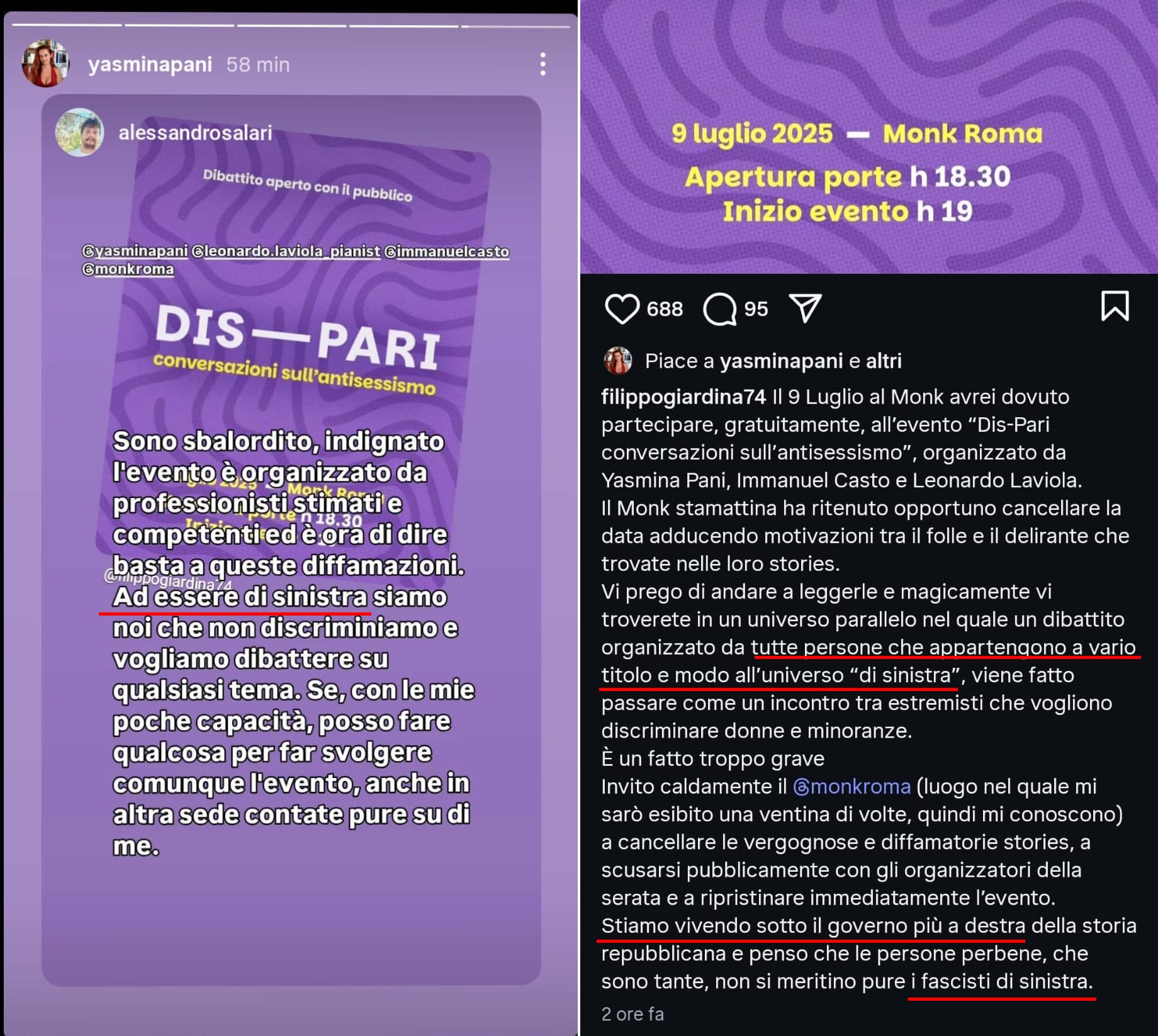 commenti DIS-PARI