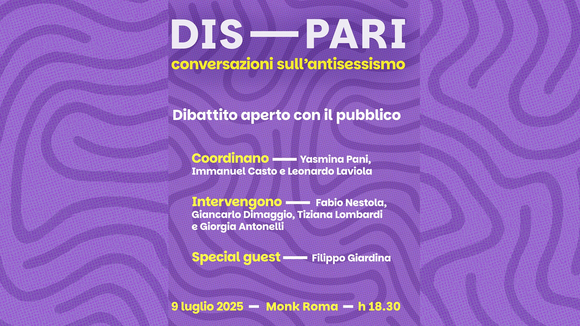 Evento “DIS-PARI” annullato: il fallimento dell’antisessismo politicizzato