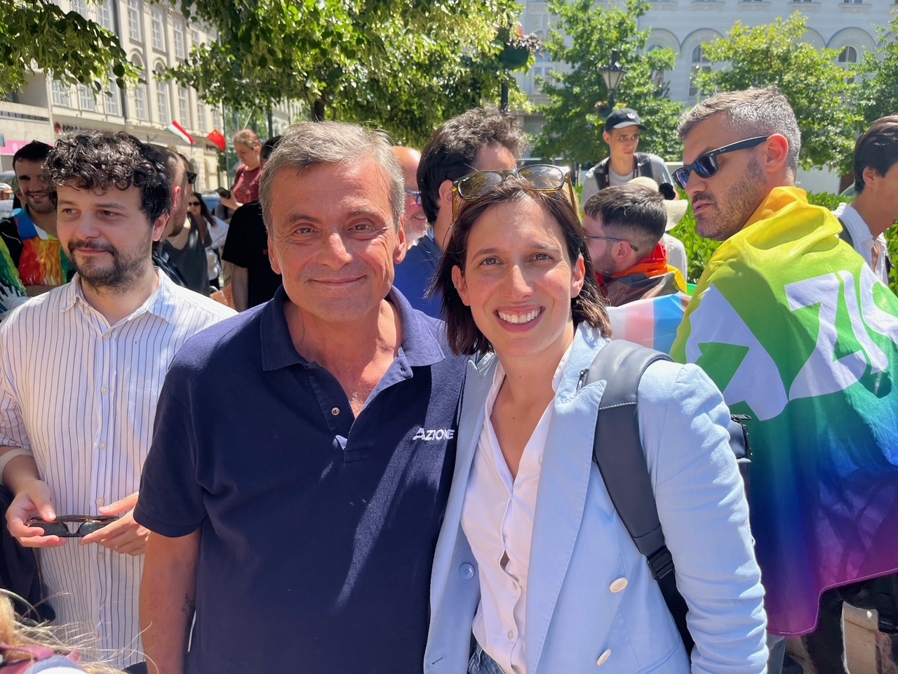 pride budapest, elly schlein, brando benifei, carlo calenda