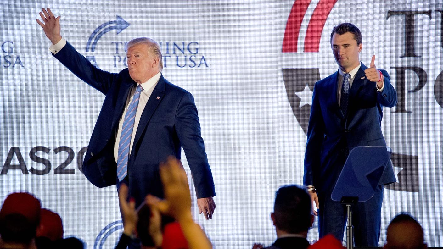 charlie kirk donald trump MAGA USA Turning Point omicidio attentato violenza Tyler Robinson
