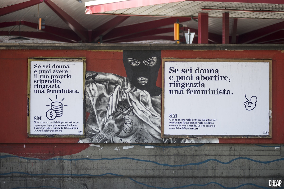 ringrazia una femminista