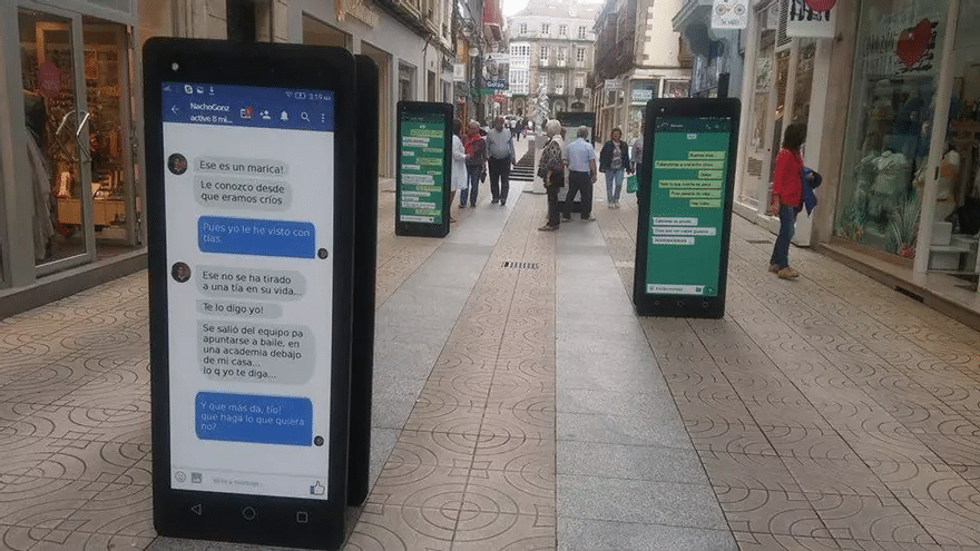 cellulari maschilisti, genere, prospettiva, occhiali viola