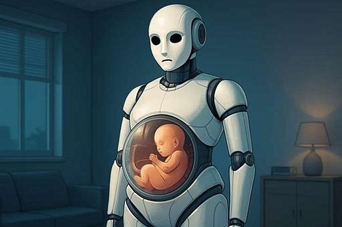 robot, utero artificiale, IA, intelligenza artificiale