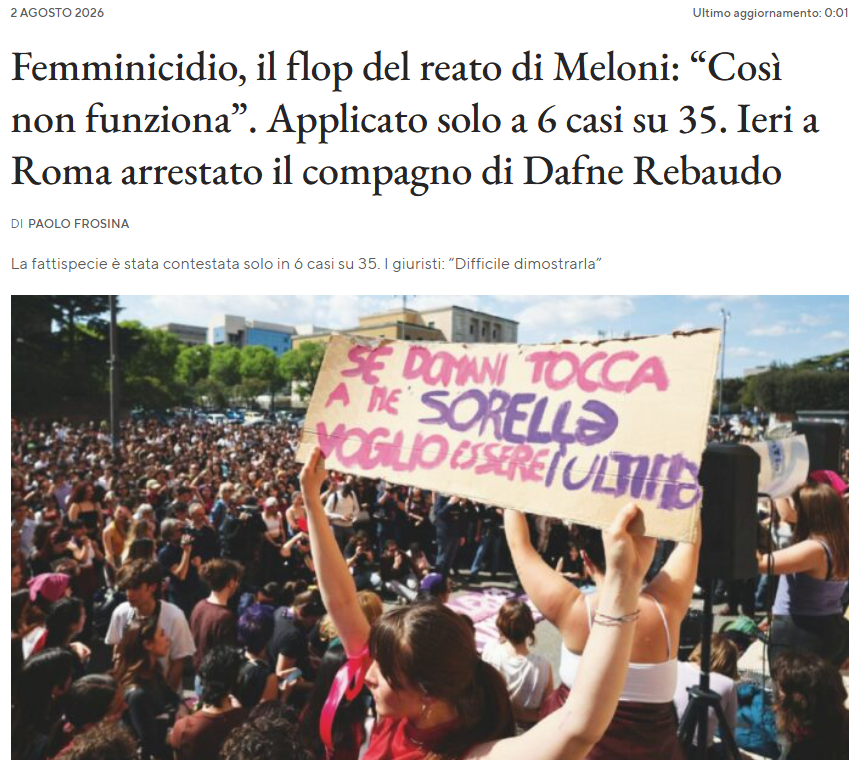 "Femminicidio": la scomoda verità viene a galla 1 fatto quotidiano, femminicidio, flop