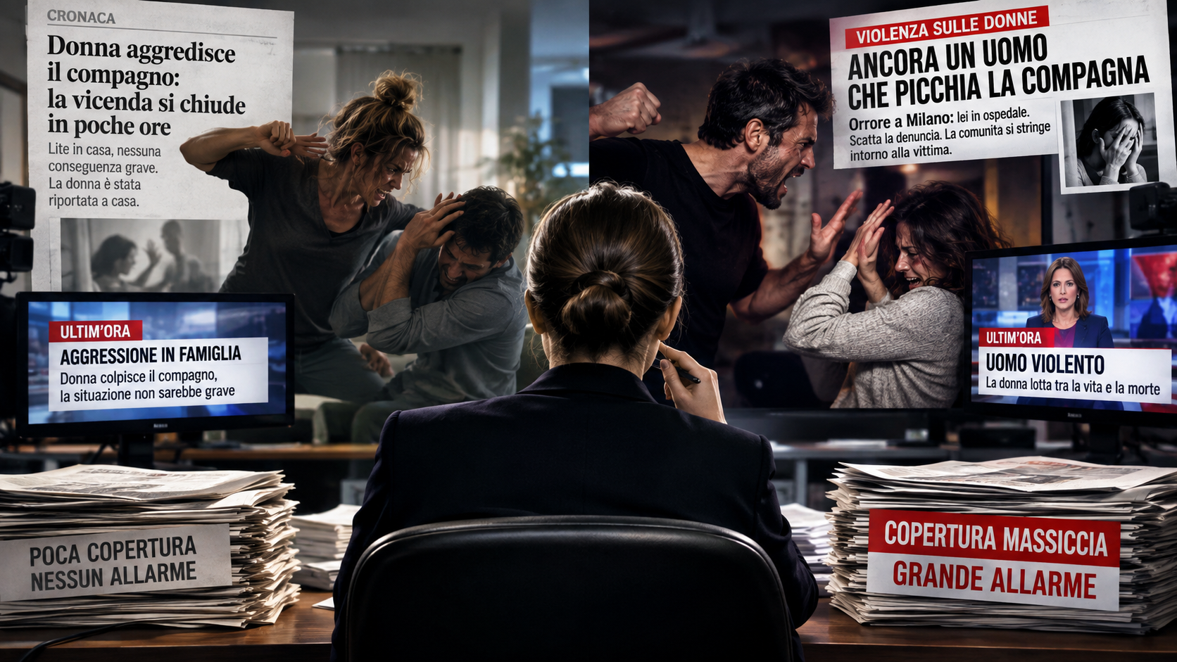 Homepage 1 media, doppio standard, mano leggera
