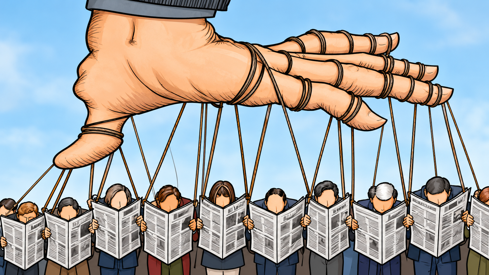 media, manipolazione, falsificazione, mistificazione, propaganda, oltre